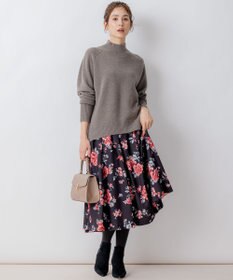 組曲 【8色展開・WEB限定】ウールカシミヤミックス ハイネック ニット