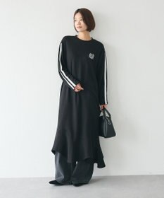 CRAFT STANDARD BOUTIQUE ライン入り裾フリルワンピース