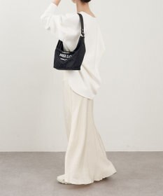 russet ステンシル風プリント ナイロン2WAYミニショルダーバッグ(SF-270)