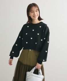 Green Parks ・ｓｗｉｎｇ　ｂｙ　ハート刺繍ニット