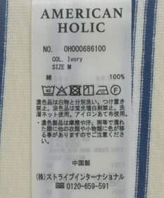 AMERICAN HOLIC レトロボーダープルオーバー
