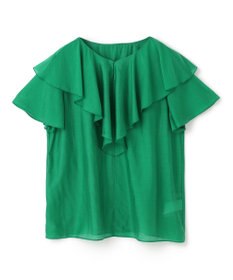 UNFILO ライトシアー ラッフルブラウス