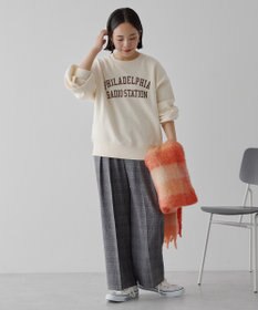 AMERICAN HOLIC カレッジロゴ裏起毛プルオーバー