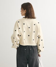 Green Parks ・ｓｗｉｎｇ　ｂｙ　ハート刺繍ニット