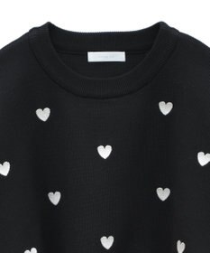 Green Parks ・ｓｗｉｎｇ　ｂｙ　ハート刺繍ニット