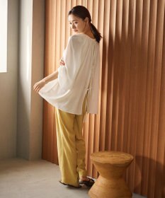 #Newans 2WAYシアーボレロブラウス