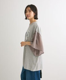 Green Parks ドッキングフレアスリーブロゴチュニック