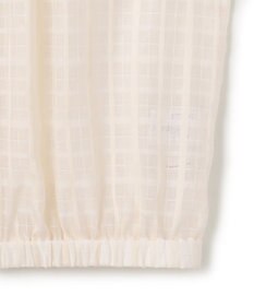 23区 【先行予約】シャドーシアーチェック 2WAY ブラウス