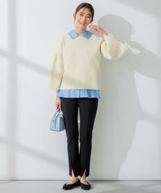 組曲 AMOSSAベルスリーブ ニット