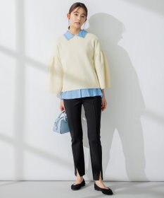 組曲 AMOSSAベルスリーブ ニット