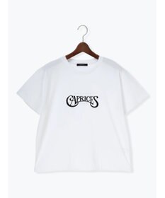 Te chichi パール&ロゴプリントTシャツ