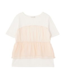 Green Parks オーガンジービスチェドッキング半袖プルオーハ