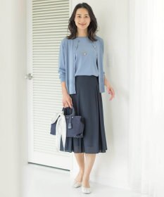 J.PRESS LADIES 小紋 プリント 剣先 スカーフ