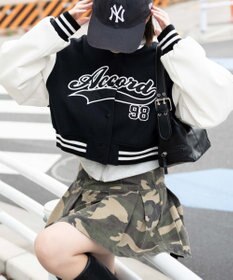 WEGO スタジアムロゴショートスタジャン