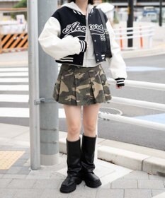 WEGO スタジアムロゴショートスタジャン