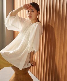 #Newans 2WAYシアーボレロブラウス