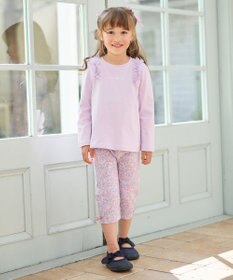 ANY KIDS チュールフリル 長袖Tシャツ