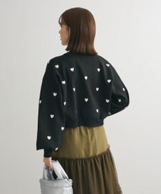 Green Parks ・ｓｗｉｎｇ　ｂｙ　ハート刺繍ニット