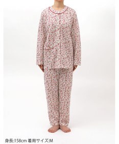 Wing パジャマ 綿100%(本体肌側) あったか 冬 長袖 長ズボン レディース EP6022 ウイング／ワコール