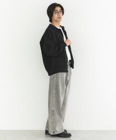 CRAFT STANDARD BOUTIQUE 柄編みニットシャツカーディガン