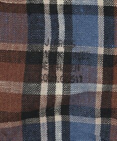 J.PRESS MEN フレンチリネンビッグチェックシャツ