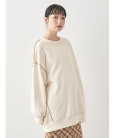 earth music&ecology 配色ルーズスウェット