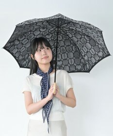 槇田商店 Stig Lindberg FRUKTLADA ブラック 折りたたみ傘