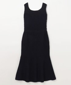 GRACE CONTINENTAL ツイードマーメイドニットワンピース