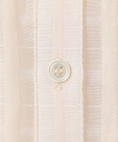 23区 【先行予約】シャドーシアーチェック 2WAY ブラウス