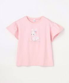 ANY KIDS 【綿100%】ドロップショルダー アニマルプリントTシャツ