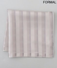 GOTAIRIKU 【WEAR BLACK】シルク100％ フォーマルチーフ_チェック