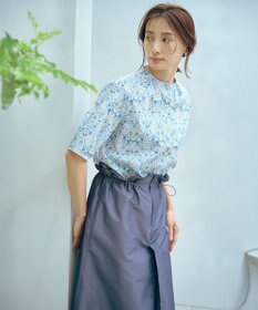 J.PRESS LADIES L 【洗える】シャンブレータフタ  ナロー スカート