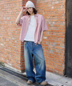 WEGO 【ユニセックス着用ITEM/MLサイズ展開】ミニチェックシャツ（SS）
