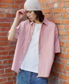 WEGO 【ユニセックス着用ITEM/MLサイズ展開】ミニチェックシャツ（SS）