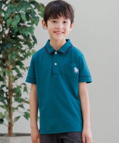 J.PRESS KIDS 【100-130cm】カノコ バックブル 半袖ポロシャツ