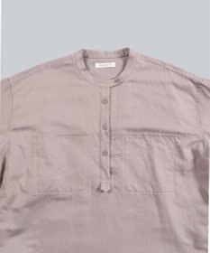 WHITE MAILS 【WOMEN】COTTON PAPER SOFT TWILL ワイドスリーブドレス