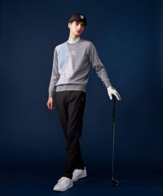 23区GOLF 【MEN】【ウォッシャブル】ウールブレンド アーガイル ニット