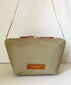 Hekhèr Le Style de Vie 新型追加【日本製 / 汚れにくい】PUコートコットンキャンバス×牛革付属 ショルダーバッグ