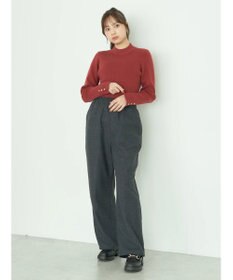 earth music&ecology ヘリンボーンイージーパンツ