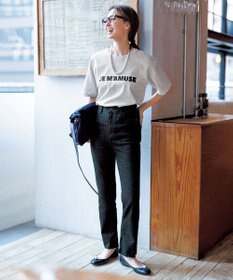 UNFILO BEAUTY FORM-Tコットン ロゴ半袖T