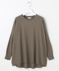 自由区 L 【WEB限定カラーあり】レーヨンストレッチ ニットT