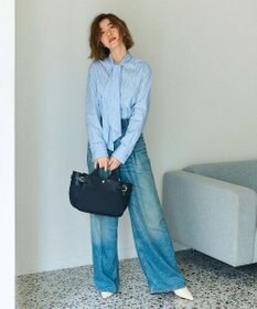 TOPKAPI 【Breath TOPKAPI】RIPPLE リプル ナイロン コンビ ベルト デザイン ミニ トートバッグ