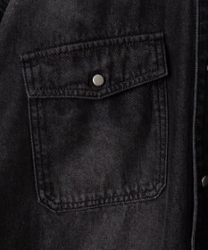 WEGO 【ユニセックス着用ITEM】 デニムBIGシャツ（LS）