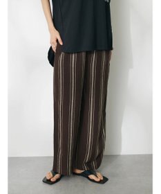 CRAFT STANDARD BOUTIQUE リネンレーヨンストライプイージーパンツ