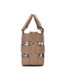 style code 【MERCURYDUO/マーキュリーデュオ】軽量メッシュ　花柄巾着付ミニトートバッグ