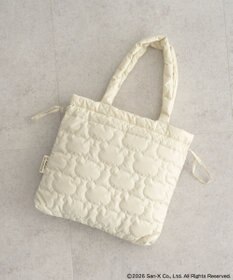 earth music&ecology 【予約】リラックマ×earth シルエットキルトトートバッグ