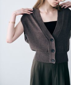 uncrave ラミーリネンニット ベスト