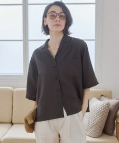 WEGO 【ANGIE VINTAGE】接触冷感開襟シャツ