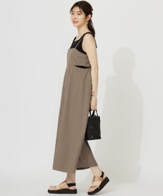 ANY SIS L 【洗える・2SET】カットデザインスタイルアップ ワンピース×ニット