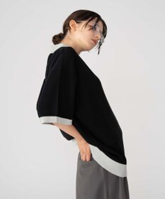 WEGO 【ユニセックス着用ITEM/MLサイズ展開】ワンポイントニットポロシャツ（SS）